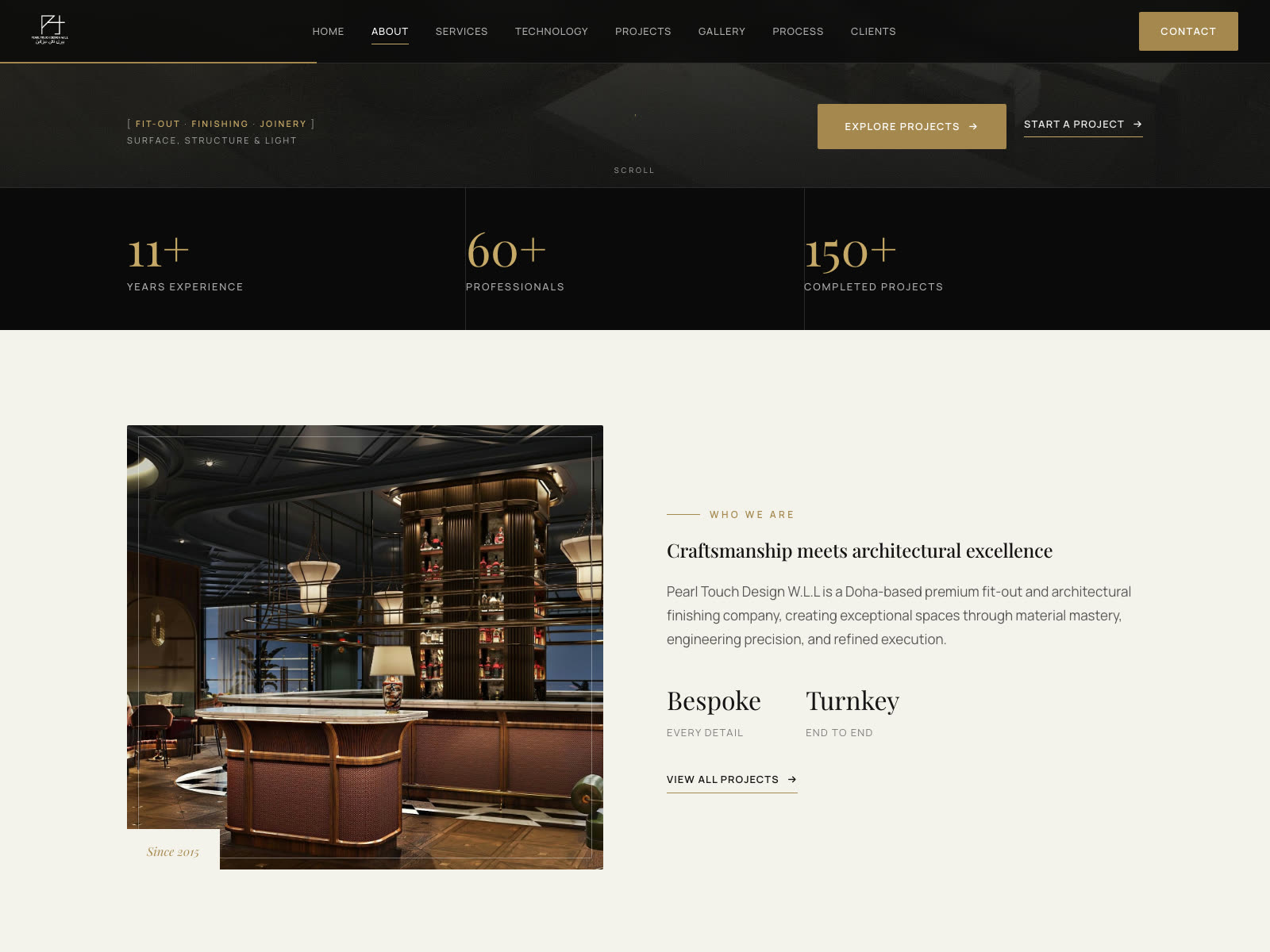 The Pearl Touch Design site